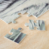 Kickapoo Indian Brujah White Wolf Originalkunst Puzzle (Seite)