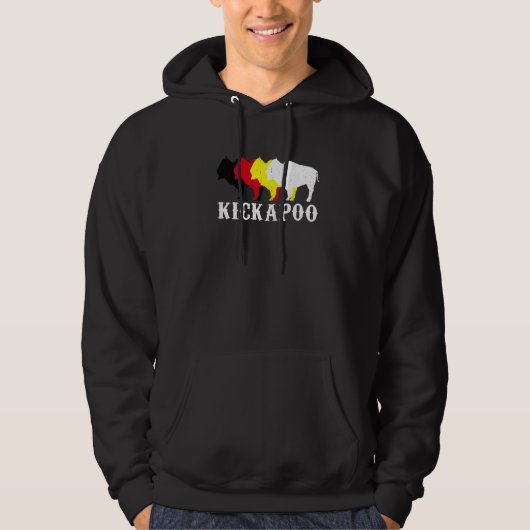 Kickapoo Tribe Nation Native Mexican Indian Medici Hoodie (Vorderseite)