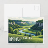 Kickapoo Valley Reserve La Farge Postkarte (Vorne/Hinten)