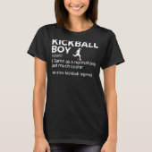 Kickball Boy Definition Kickball Player Kickball L T-Shirt (Vorderseite)