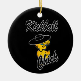 Kickball Chick #4 Keramik Ornament