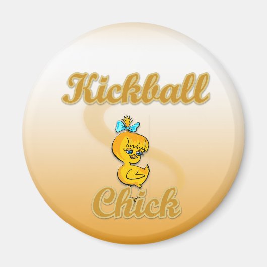 Kickball Chick Magnet (Vorne)