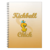 Kickball Chick Notizblock (Vorderseite)