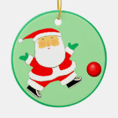Kickball Christmas Collectible Keramik Ornament (Vorne)
