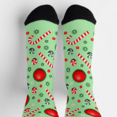 Kickball Christmas Holiday Gifts Socks Socken (Oben)