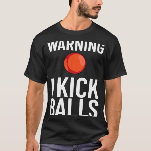 Kickball Game Ball Tournament T-Shirt (Vorderseite)