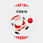 Kickball-Kollektiv Ornament Aus Metall (Vorderseite)