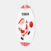 Kickball-Kollektiv Ornament Aus Metall (Vorderseite links)