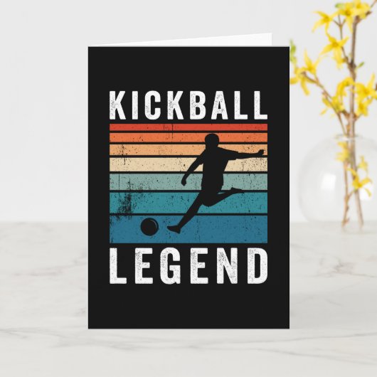 Kickball Legend Karte (Gelbe Blume)