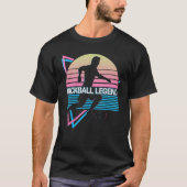 Kickball Legend Kickball Legend Retro T-Shirt (Vorderseite)