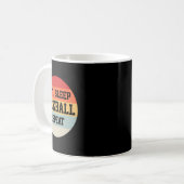 Kickball Player Retro Funny Gift Kaffeetasse (Vorderseite Links)