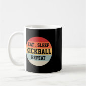 Kickball Player Retro Funny Gift Kaffeetasse (Links)