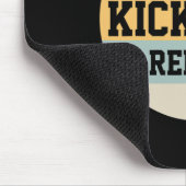 Kickball Player Retro Funny Gift Mousepad (Ecke)