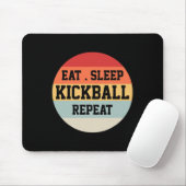 Kickball Player Retro Funny Gift Mousepad (Mit Mouse)