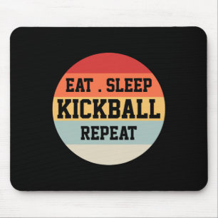 Kickball Player Retro Funny Gift Mousepad