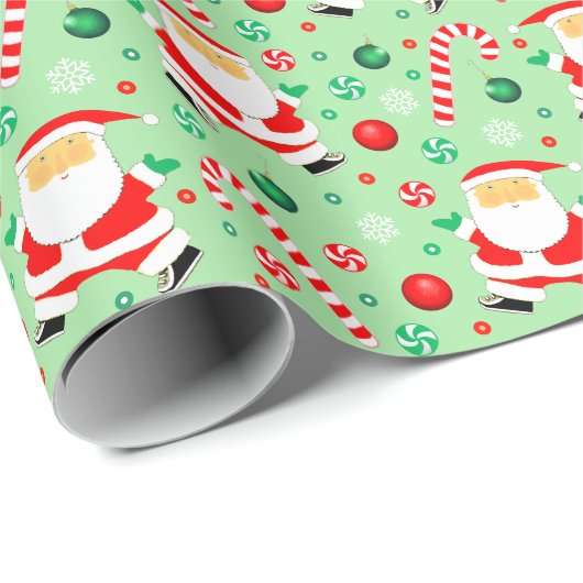 Kickball Sport - Feiertagsgeschenk Geschenkpapier (Rolleneckpunkt)