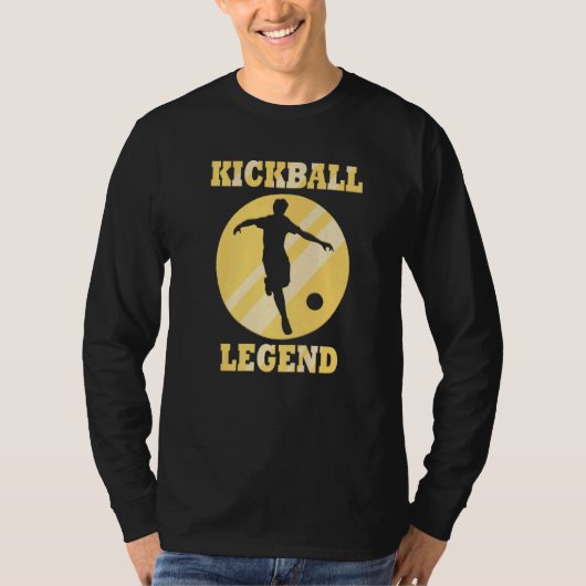 Kickball-Sprichwort Kickball-Training T-Shirt (Vorderseite)