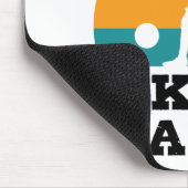 Kickball-Warnung, dass ich Bälle töte Mousepad (Ecke)