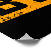 Kickball-Warnung, dass ich Bälle töte Poster (Ecke)