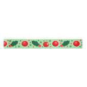 Kickball Weihnachtsgeschenk Satin Ribbon Satinband (Vorderseite)