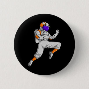 Kickbox-Astronaut Kickboxer Weltraum Karate B Button
