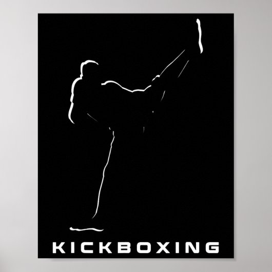 Kickbox-Ausrüstung - Kickboxen Poster (Vorne)