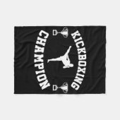 Kickbox-Champion Fleecedecke (Vorderseite (Horizontal))