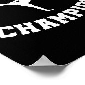 Kickbox-Champion Poster (Ecke)