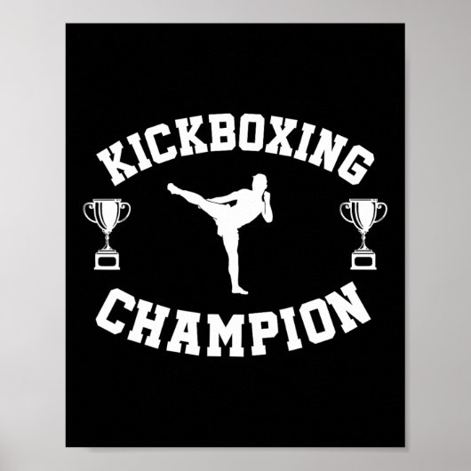 Kickbox-Champion Poster (Vorne)
