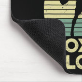 Kickbox-Design für einen Muay-Thai-Kämpfer Mousepad (Ecke)