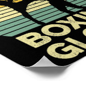 Kickbox-Design für einen Muay-Thai-Kämpfer Poster (Ecke)