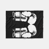 Kickbox-Handschuhe Pixel Art Sanda  Fleecedecke (Vorderseite (Horizontal))
