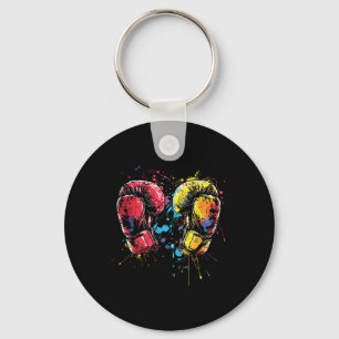Kickbox-Handschuhe Splotch Kampfsportler  Schlüsselanhänger