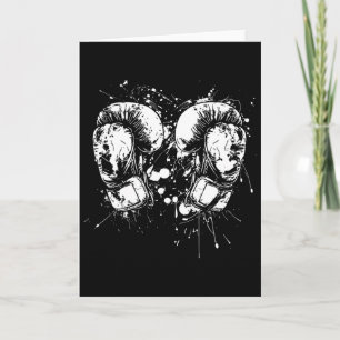 Kickbox-Handschuhe Streetart Sanda Karte