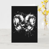 Kickbox-Handschuhe Streetart Sanda Karte (Gelbe Blume)
