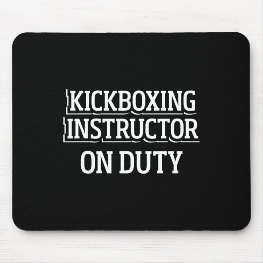 Kickbox-Inder Kickbox-Training _1 Mousepad (Vorne)