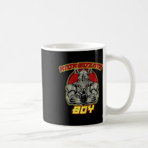 Kickbox-Junge Kampfsport Kaffeetasse