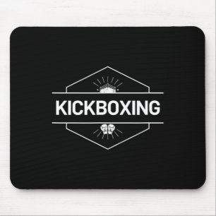 Kickbox-Kampf-Logo Mousepad