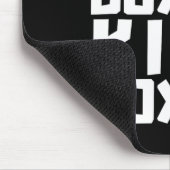 Kickbox-Kämpfer Mousepad (Ecke)