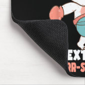 Kickbox-Katze Für Männer Frauen Kinder Mousepad (Ecke)