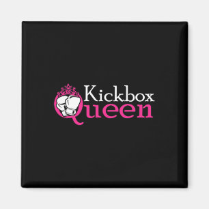 Kickbox-Königin ist Kickboxen Mädchen ist Frau Kic Magnet