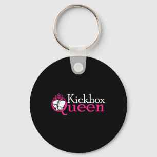 Kickbox Königin ist Kickboxen Mädchen ist Frau Kic Schlüsselanhänger