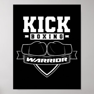 Kickbox-Krieger Kickbox Kickboxer Kick Boxing Poster