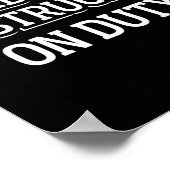 Kickbox-Lehrer Kick-Boxing-Training _1 Poster (Ecke)