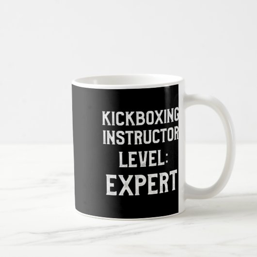 Kickbox-Lehrer Kick-Boxing-Training _2  Kaffeetasse (Rechts)