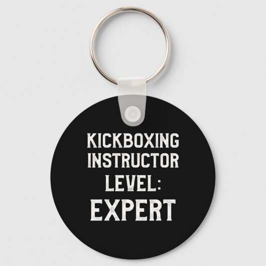 Kickbox-Lehrer Kick-Boxing-Training _2  Schlüsselanhänger (Vorderseite)