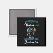 Kickbox-Lehrer Lustiger Kick Boxer Boxen Grap Magnet (Vorderseite/Rückseite)