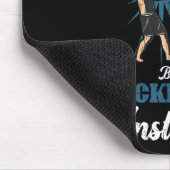 Kickbox-Lehrer Lustiger Kick Boxer Boxen Grap Mousepad (Ecke)
