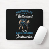 Kickbox-Lehrer Lustiger Kick Boxer Boxen Grap Mousepad (Mit Mouse)
