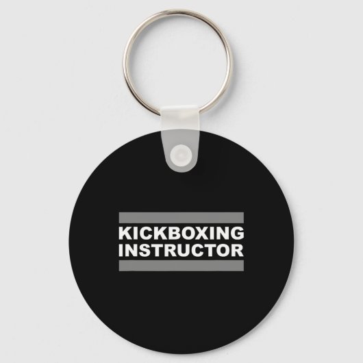 Kickbox-Lehrer Schlüsselanhänger (Vorderseite)